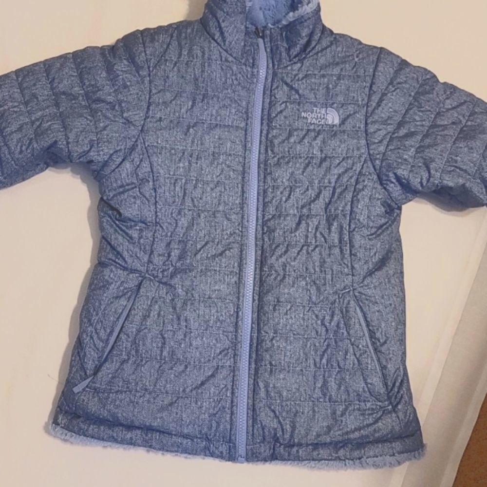 The north face girls reversible‎ puffer coat size m